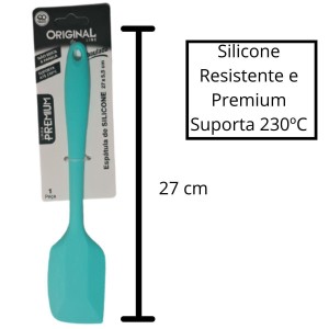 ESPATULA SILICONE ABAULADA PREMIUM 27 X 5.5 CM