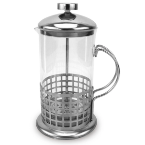 CAFETEIRA PRENSA FRANCESA VIDRO E INOX 800 ML