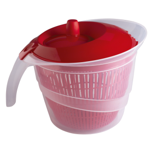 CENTRIFUGA SECADOR DE SALADAS 2,8L PLASUTIL VERMELHO