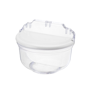 SALEIRO ACRILICO C/ TAMPA BRANCA