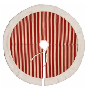 SAIA DE ARVORE NATAL 90CMS TECIDO LISTRADA VM/BC