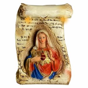 SAGRADO CORACAO MARIA PERGAMINHO 21 CMS