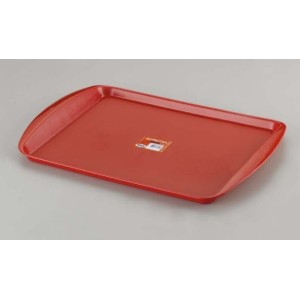 BANDEJA PLÁSTICA 6397 SNACKS VERMELHA