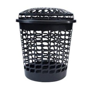 CESTO PLASTICO TELADO 30 LTS PRETO
